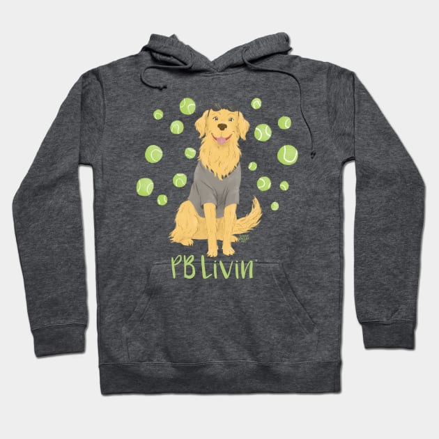 PB Livin' Hoodie by SarahWrightArt